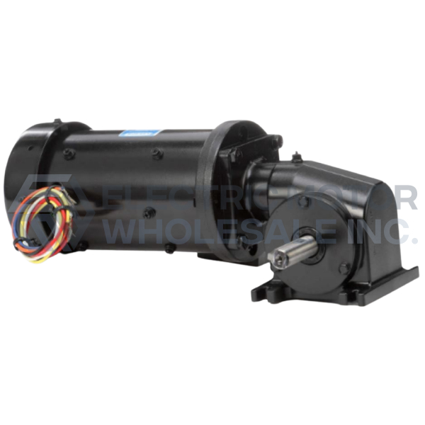 Image for 1/6HP LEESON 340RPM TEFC 115/230VAC 1PH RIGHT ANGLE GEARMOTOR M1145041.00